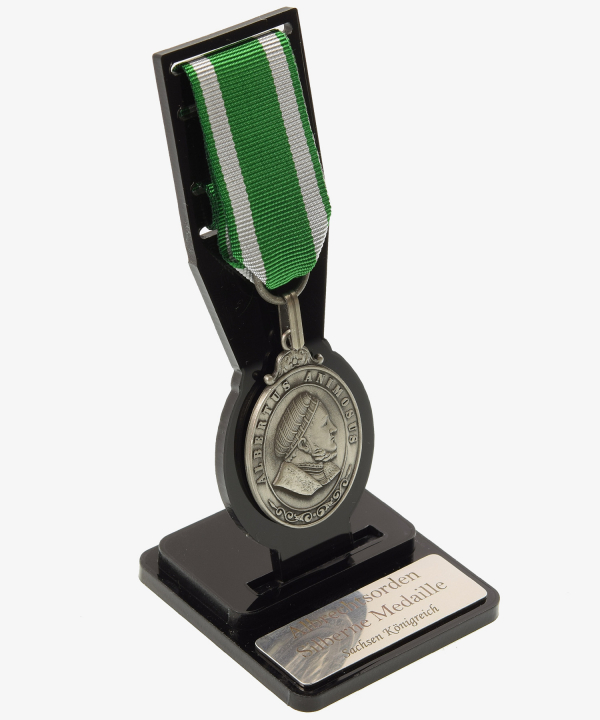 Ständer, Sachsen Königreich, Albrechtsorden – Silberne Medaille